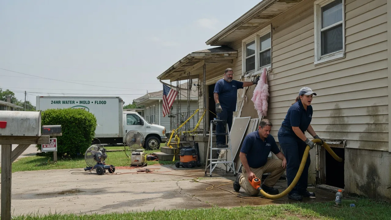 Water Damage Repair in Crowville, LA near me